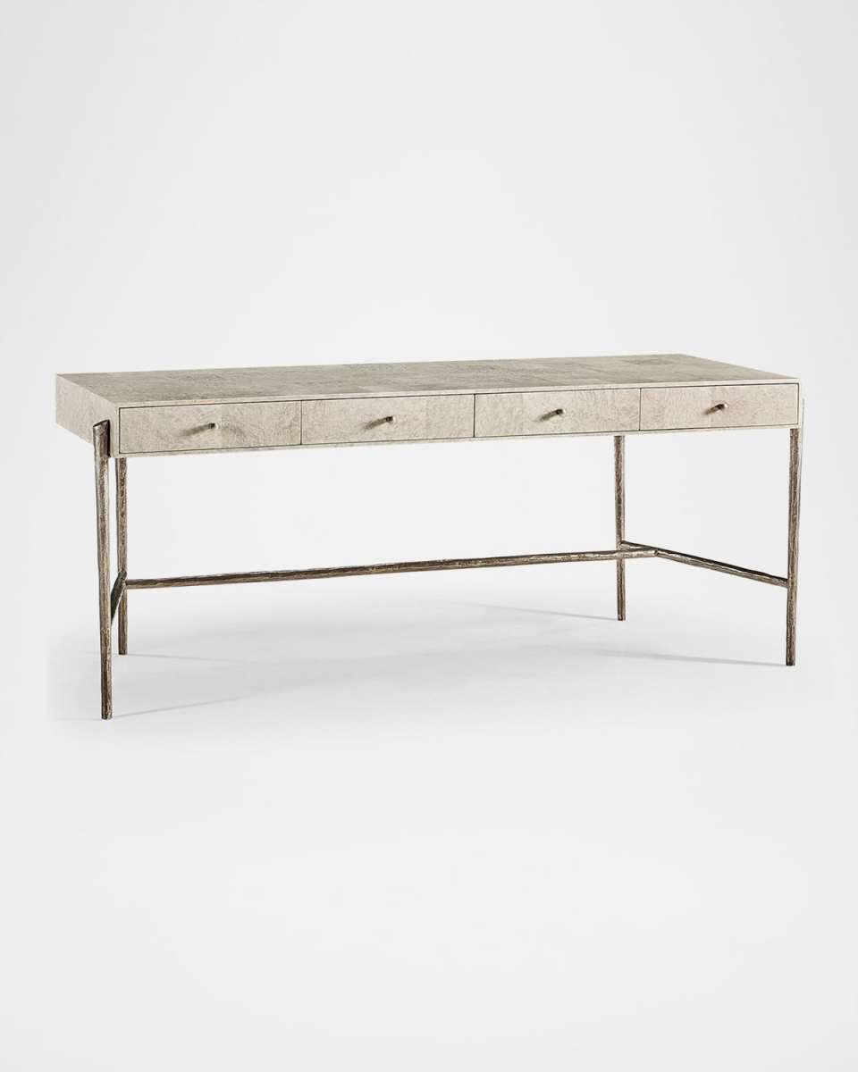 Water Surge Madrona Burl Writing Desk